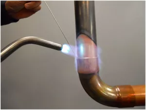 Use the Brazing Torch